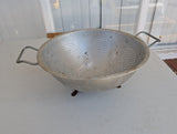 Aluminum 7 Star Footed 3 Feet Colander Strainer Vintage