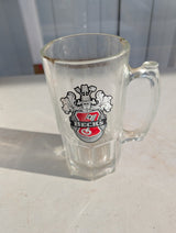 Becks German Beer Extra Large Heavy Glass Stein 8"