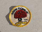 Good Goblin McDonald's French Fries Character Vintage Souvenir Round Embroidered Patch