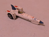 Evil Knievel Rocket Car Hot Wheels 1979  Red/White/Blue VTG Tricar X8(Vehicle, SciFi/Fantasy, Collectable, Vintage, Loose, Missing Parts/pieces, Incomplete)