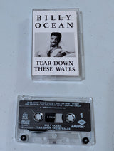 Billy Ocean - Tear Down These Walls Tape Cassette(cassette, tape, album, music, vintage, OOP)