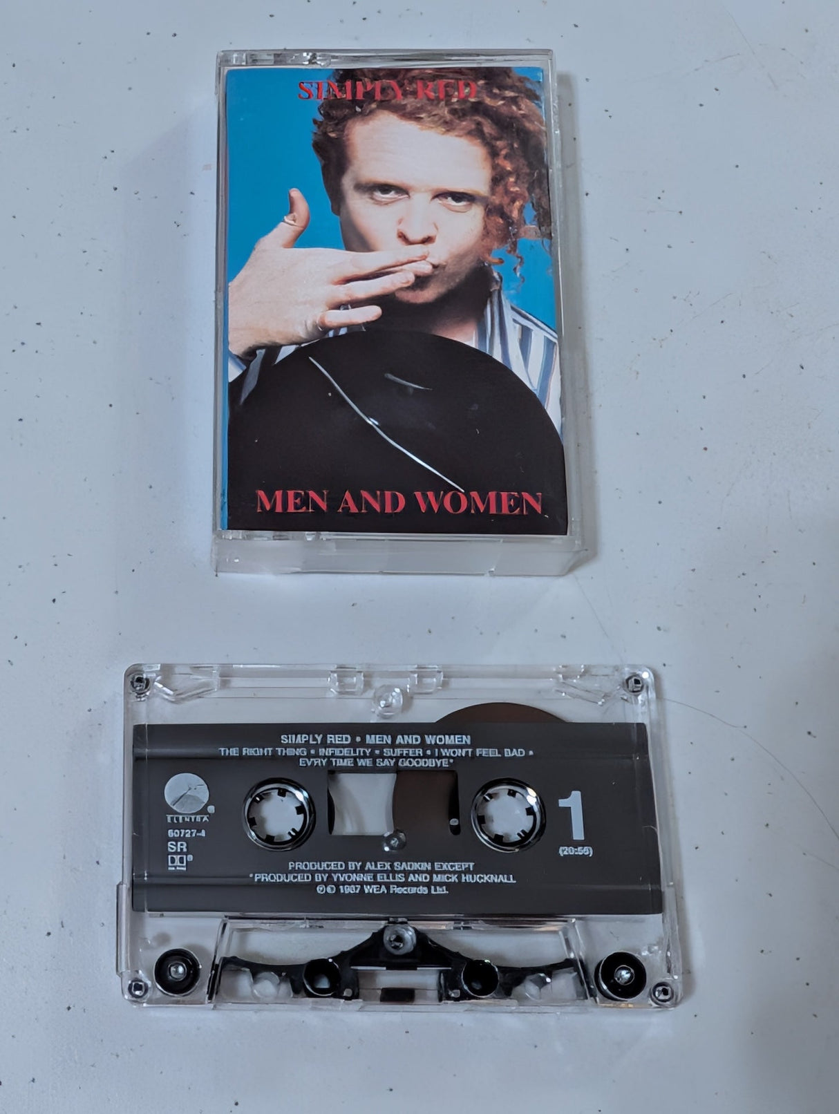 Simply Red- Men and Women  (Cassette, 1987, Elektra)(cassette, tape, album, music, vintage, OOP)