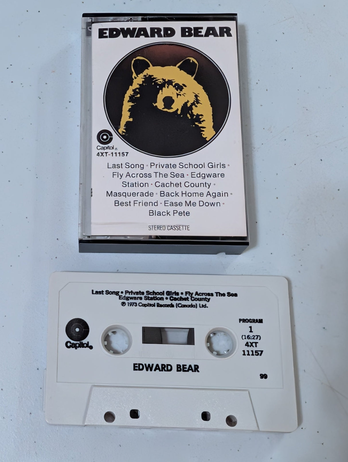 Edward Bear Self Titled  1973 (cassette, tape, album, music, vintage, OOP)