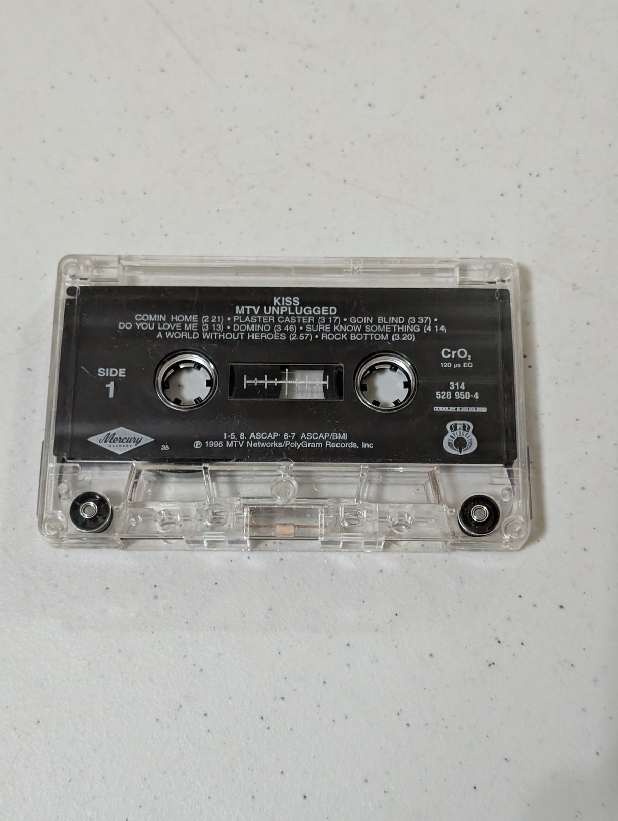 Kiss MTV Unplugged Cassette Tape Only (Mercury 1996) (Cassette, vintage, out of print)