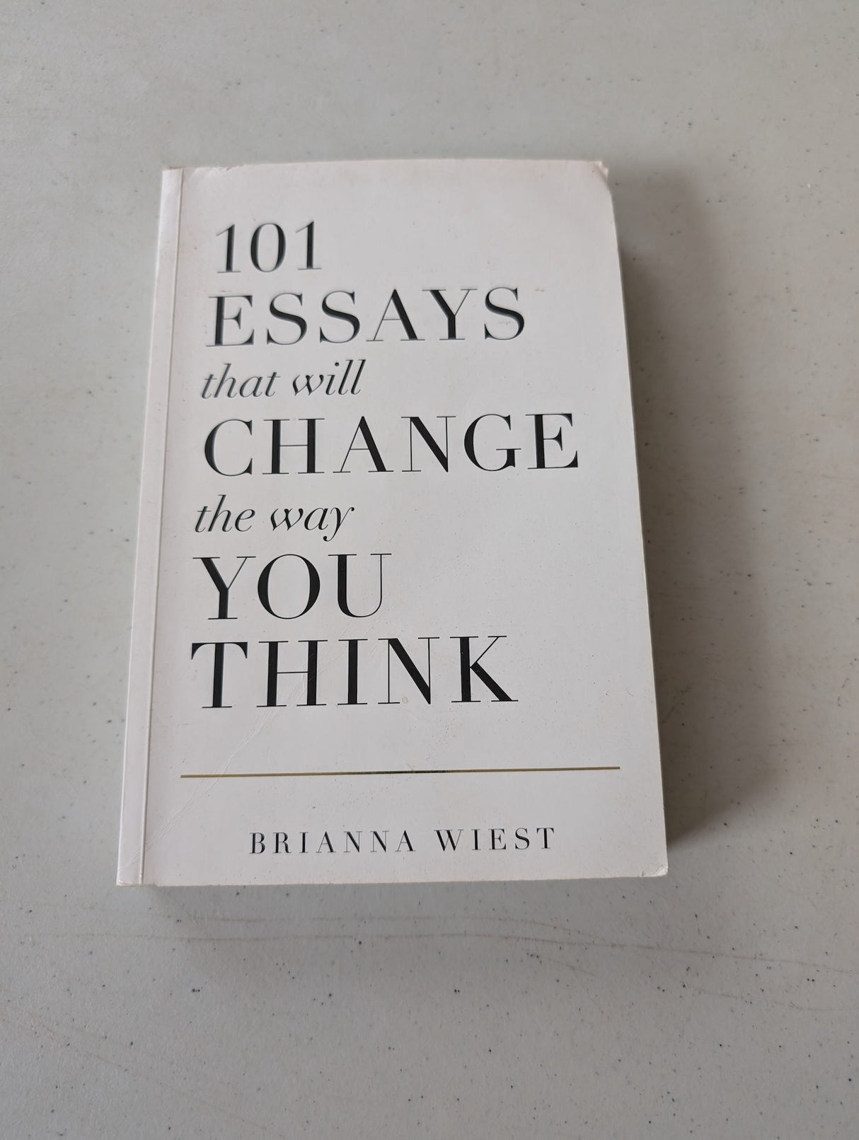 101 Essays That Will Change the Way You Think by Brianna