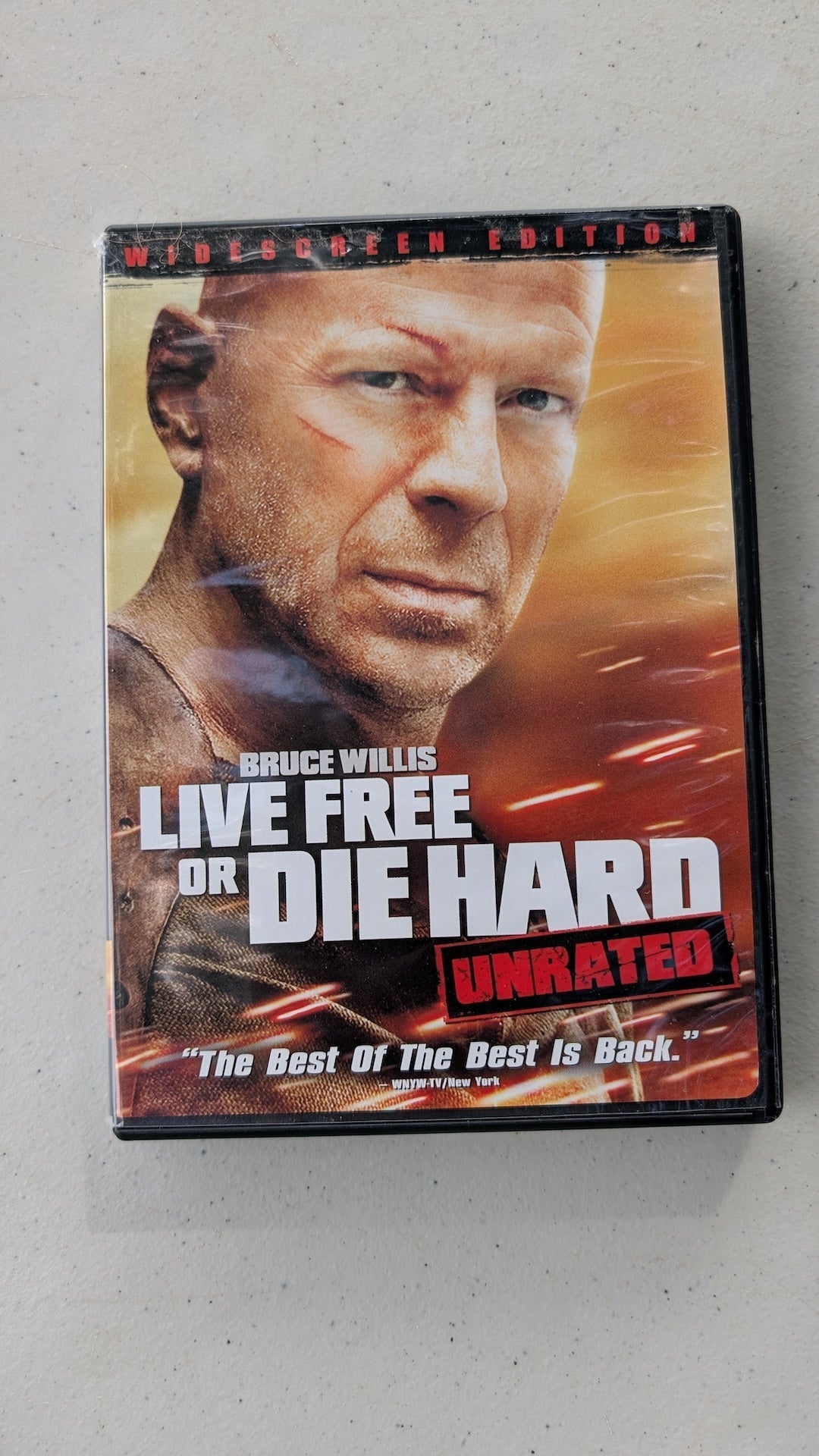 Live Free or Die Hard (DVD, 2007). Bruce Willis. Justin Long.  Timothy Olyphant