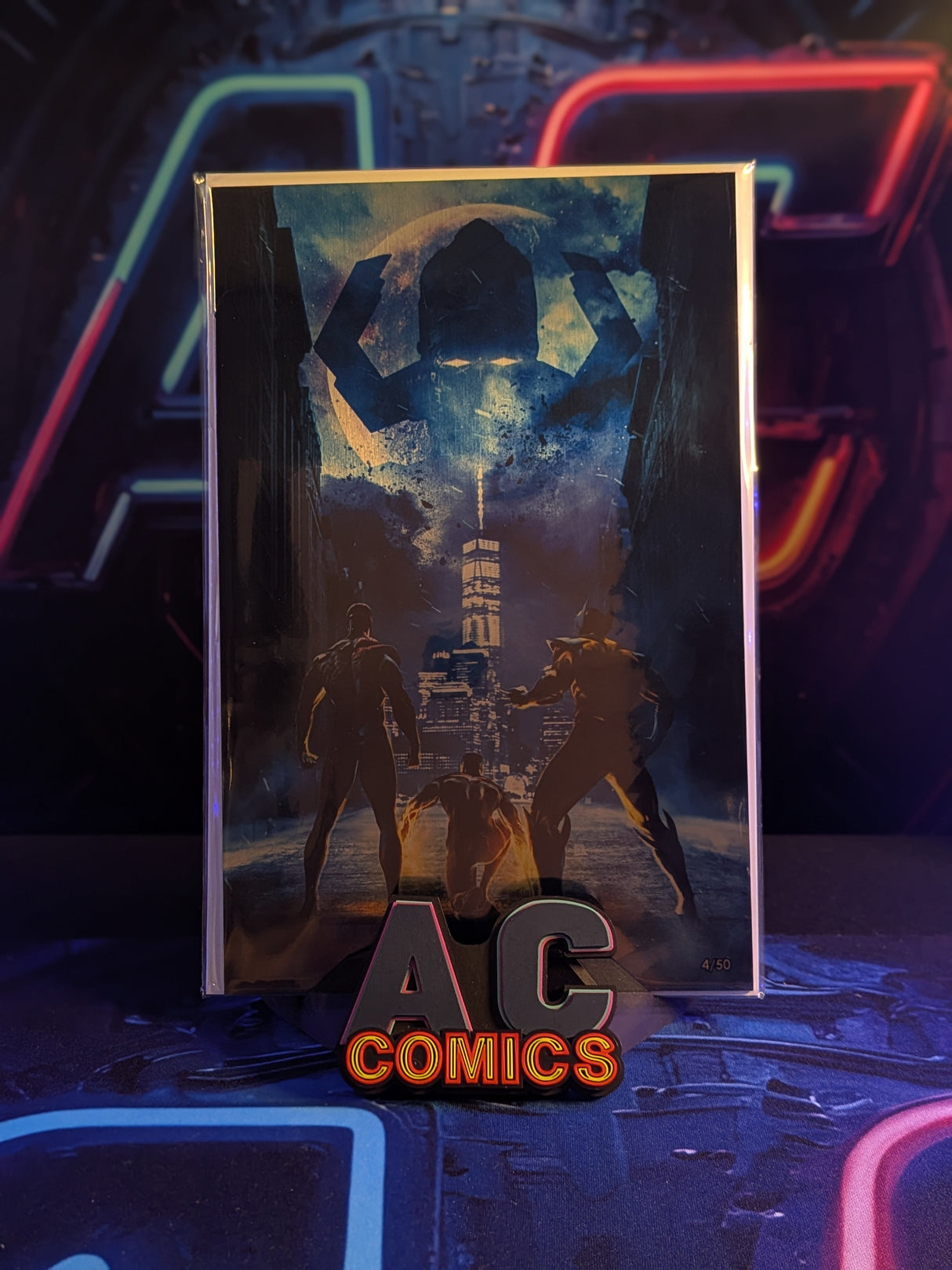 (A) Ultra raw Stan Lee Tribute Bundle ( Virgin, Foil and Metal covers)