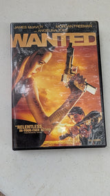 Wanted (DVD, 2008, R) James McAvoy, Angelina Jolie, Morgan Freeman