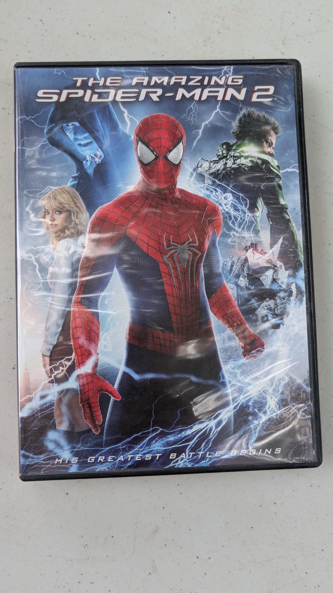 The Amazing Spider-Man 2 (DVD, 2014, PG-13) Andrew Garfield, Emma Stone, Jamie Foxx