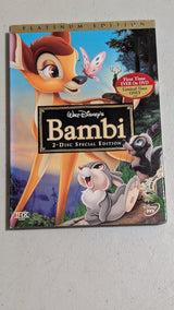 Bambi (Platinum Edition) (DVD, 1942, G) N/A (Animation)