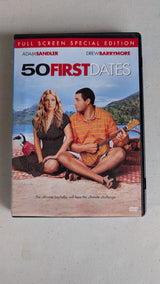 50 First Dates (DVD, 2004, PG-13) Adam Sandler, Drew Barrymore, Rob Schneider