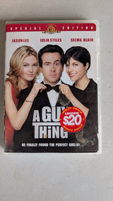 A Guy Thing (DVD, 2003, PG-13) Jason Lee, Julia Stiles, Selma Blair