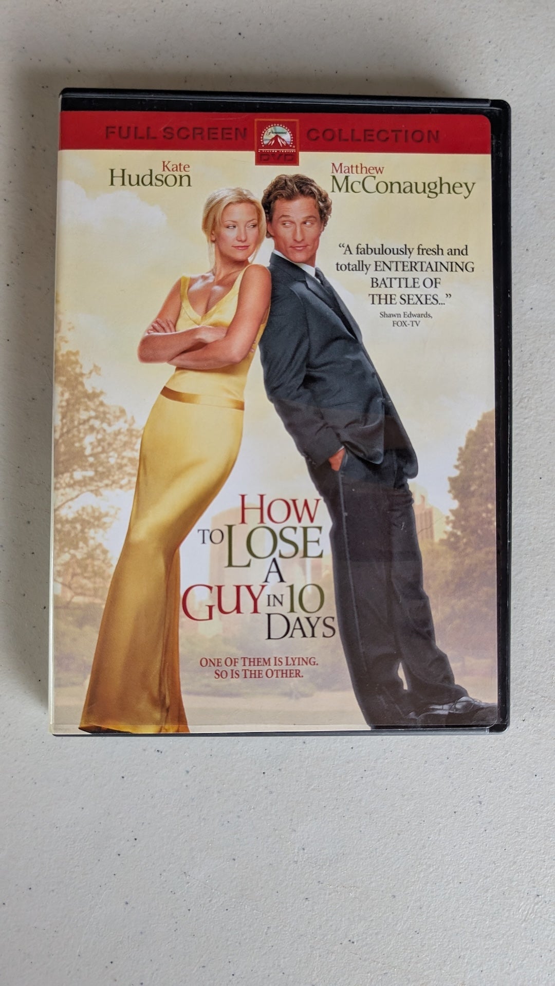 How to Lose a Guy in 10 Days (DVD, 2003, PG-13) Kate Hudson, Matthew McConaughey