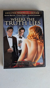 Where the Truth Lies (DVD, 2005, Not Rated) Kevin Bacon, Colin Firth, Alison Lohman