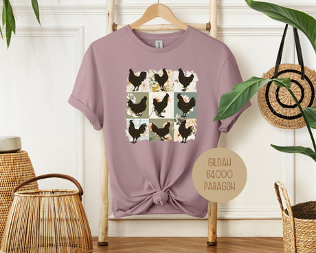 Cute Boho Chickens Shirt-8