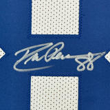 Camiseta de fútbol americano Dallas blanca de 35 x 39, enmarcada, autografiada y firmada por Drew Pearson (JSA COA)