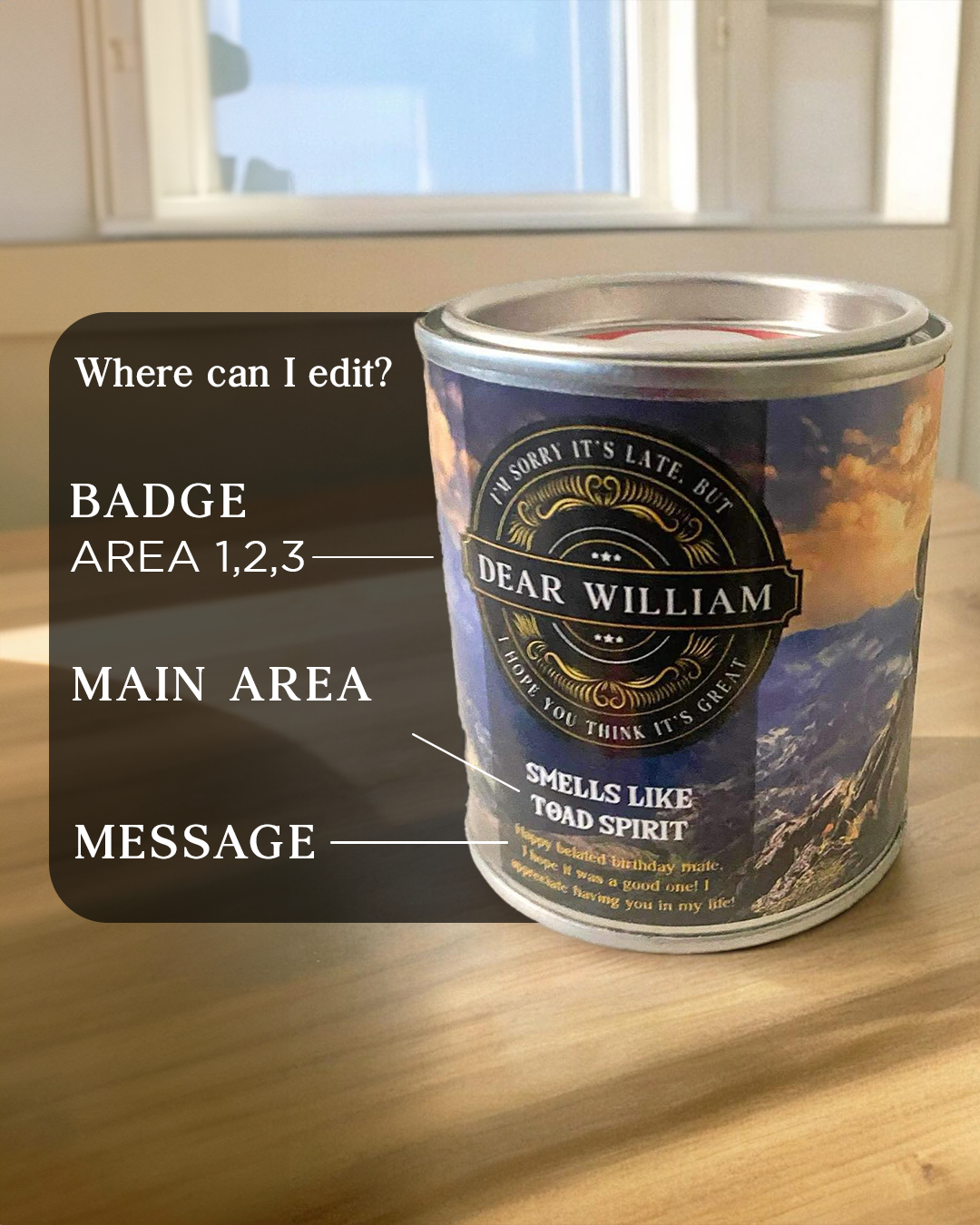 Personalised Candle Gift Service