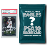 Philadelphia Eagles PSA 10 Graded Rookie Card Mystery Pack