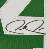 Camiseta de baloncesto enmarcada, autografiada y firmada por Paul Pierce, 35 x 39, verde Boston, Beckett BAS COA