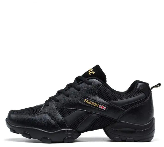 Men's Dance Shoes - Soft, Breathable, Leather Fitness Shoes - Lootquake