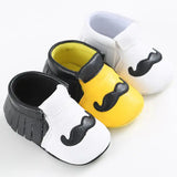 Baby Shoes, Infant Soft Sole Mustache Walker Shoes - Lootquake