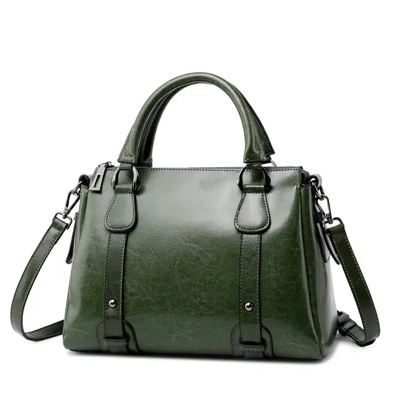 Fashionable Cowhide Leather Shoulder Handbags for Women - Lootquake