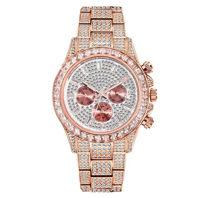 Diamond Calendar Watches - Lootquake