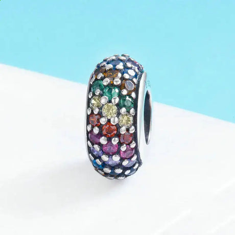 S925 Rainbow Sterling Silver Beads for DIY Necklaces - Lootquake