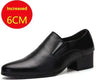 Pointed Leather Shoes Genuine Leather Men's Elevator Shoes - Lootquake
