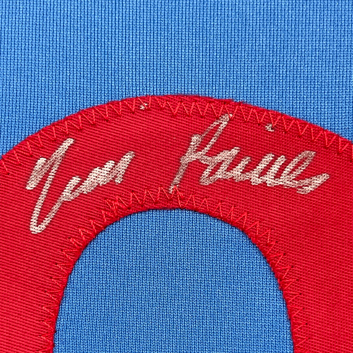 Camiseta de béisbol azul de Montreal, enmarcada, autografiada y firmada por Tim Raines, 35 x 39, JSA COA