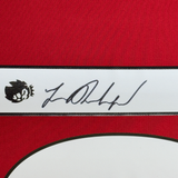 Framed Autographed/Signed Marcus Rashford 35x39 Manchester United Red Soccer Jersey Beckett BAS COA