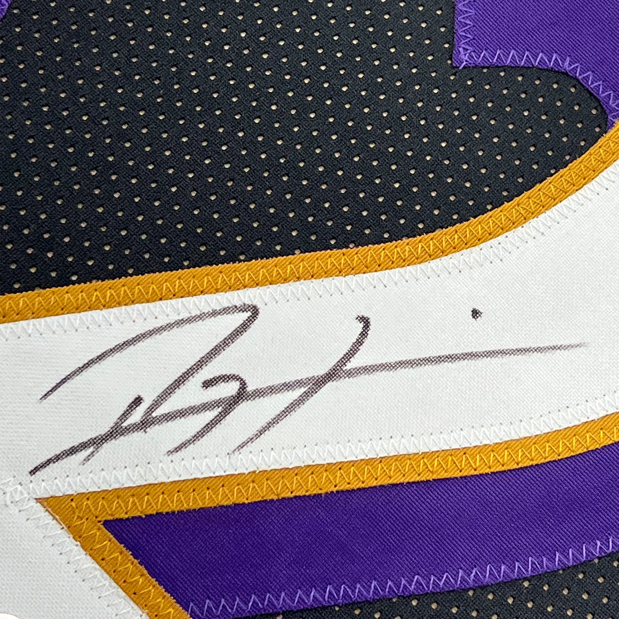 Camiseta de fútbol americano de Baltimore, negra, enmarcada, autografiada y firmada por Ray Lewis, 35 x 39, JSA COA