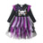 VIKITA Girls Dresses for Winter Long Sleeve Halloween Girls Dresses Party Purple Tulle Dresses for Girls LH4118 7T - Lootquake