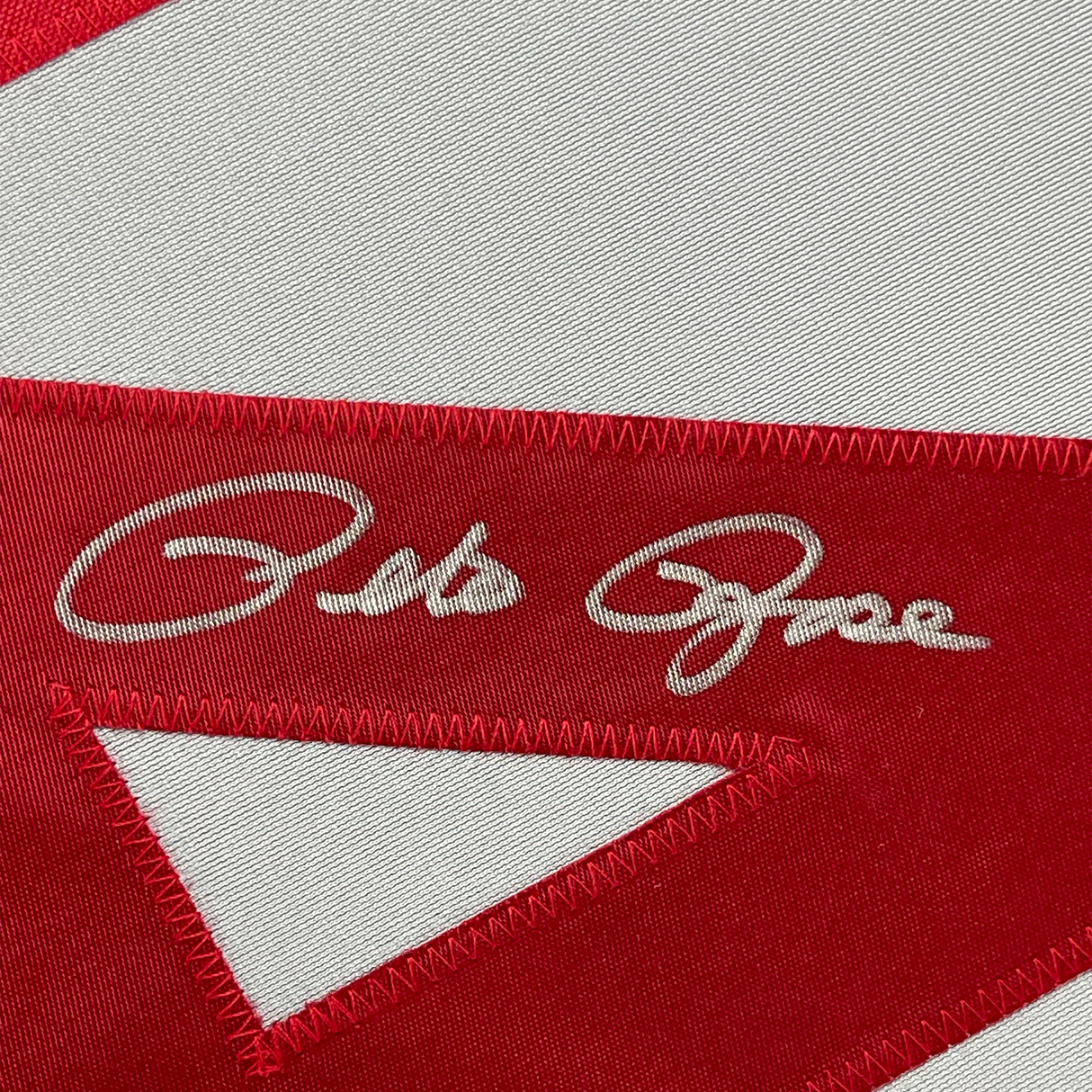 Camiseta de béisbol enmarcada, autografiada y firmada por Pete Rose, 35 x 39, color gris Cincinnati, JSA COA
