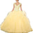QXMYOO Long Prom Quinceanera DAMA Dresses Yellow Puffy Pageant Dresses for Girls - Lootquake