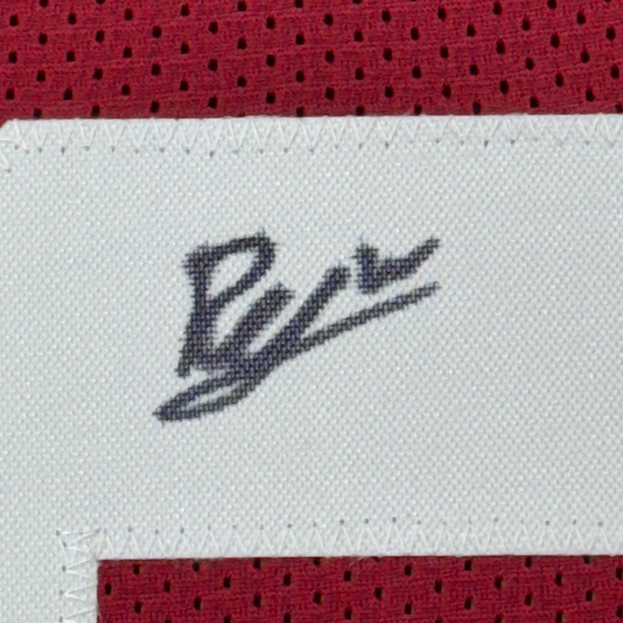Framed Autographed/Signed Ryan Williams 35x39 Alabama Red College Football Jersey JSA COA