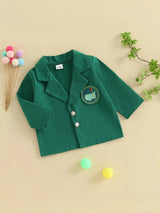 Infant Toddler Hooded Windbreaker Jacket with Zipper Closure and Cute Animal Print for Baby Boys and Girls - Lootquake
