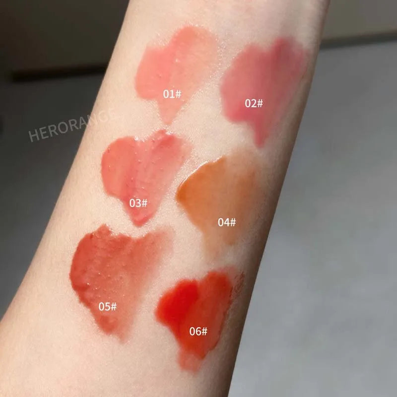 Lip Essence Mouth Red Lip Glaze Mirror Gloss Nude Lip Gloss Moisturizing Lipstick For Women Waterproof And Long-lasting Lipstick