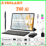 Nouvelle tablette Teclast T60 AI Allwinner A733 Octa-Core 12 pouces 2K HD TDDI écran 6 Go RAM 128 Go ROM Android 15 WiFi6 8000 mAh 13MP + 5MP