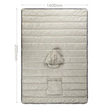 Outdoor Wearable Cloak Sleeping Bag Portable Warming Sleeping Bag Light-weight Cotton Sleeping Bag for Winter Camping Travel - Lootquake