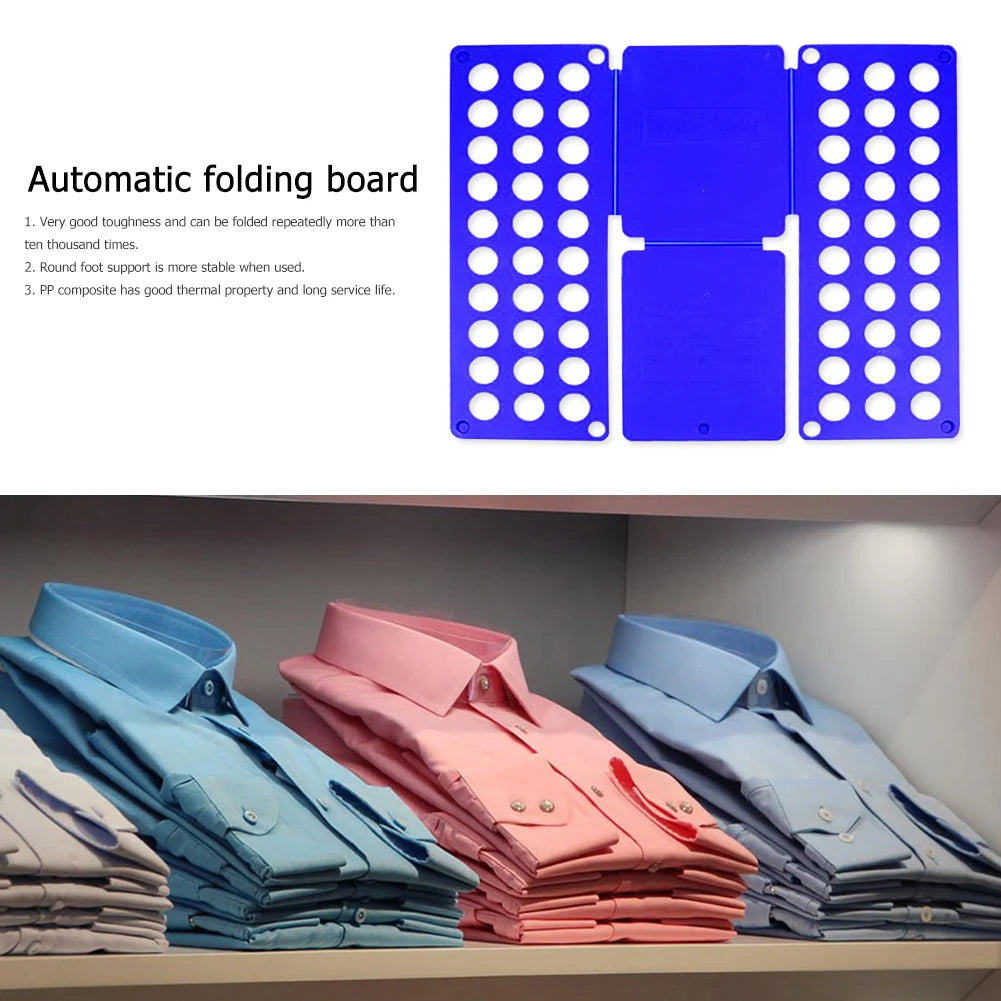 Kids Magic Clothes Folder T Shirts Jumpers Organizer Fold Save Time Clothes Holder Quick Clothes Folding Board Home Storage