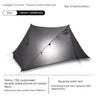 Tienda de campaña para acampar y hacer senderismo al aire libre, sin varillas, de nailon 15D, con pirámide doble A y revestimiento de silicona de doble cara, ASTA GEAR Yun Chuan