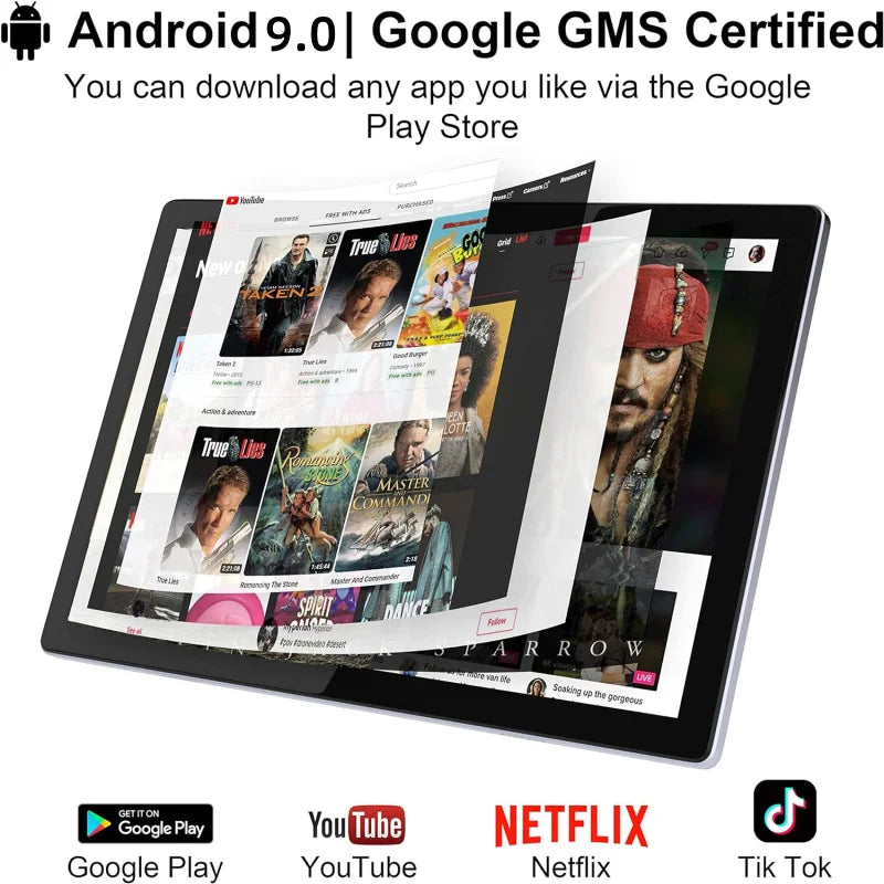 Étui cadeau en silicone K30, 2 Go de RAM, 32 Go de ROM, écran 10,1 pouces, MTK9863, Android 9.0, appel téléphonique, tablette PC, quad-core, caméra frontale, Wi-Fi, cartes SIM