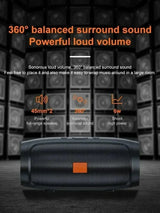 Enceinte Bluetooth Dushoo, diffusion vocale FM, caisson de basses portable, enceinte sans fil, double haut-parleur stéréo d'extérieur, lecture TF-SB