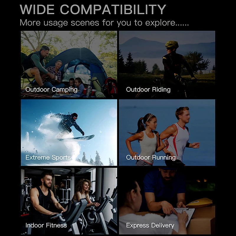 Altavoz Bluetooth portátil para exteriores, altavoz portátil de llamadas Bluetooth con soporte magnético para ciclismo, senderismo y correr.