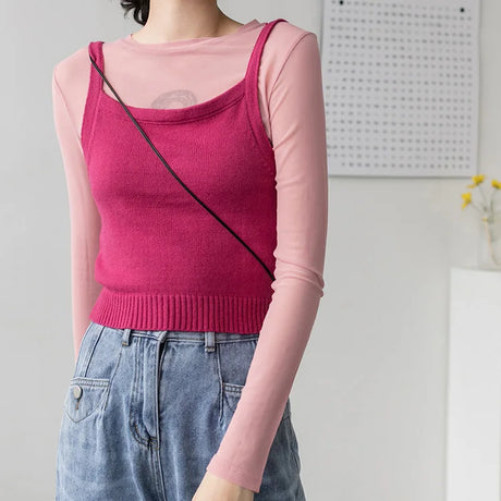 Neon Shirt for Women Long Sleeve Stand Collar Sheer Top Yellow Gold Mesh Blouse Sexy Party Club Streetwear Hip Hop Tee Tops - Lootquake