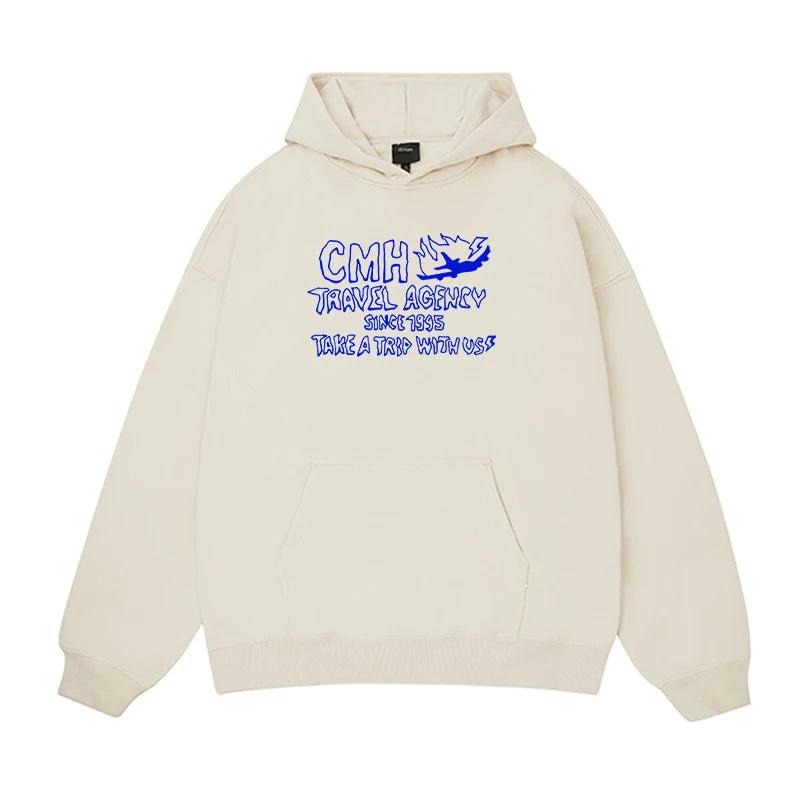 Harajuku Pullover Men's Sweatshirt Oversized Hooded Clothing Winter Hip Hop Hoodies Aesthetic Graphic Streetwear Gothic Y2k Tops - Lootquake