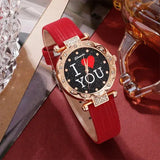 5pcs Set Women Watches Luxury Female Clock Quartz Wristwatch Love Dial Fashion Ladies Wrist Watch Reloj Mujer Relogio Feminino - Lootquake