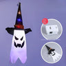 New Halloween Horror Atmosphere Creative Hanging Decorations Haunted House Scene Decoration LED Lights Ghost Party Garden