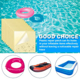 Iatable Pool Patch Repair Kit Air Mattress Patch Waterproof  PVC Repair Hole Patch Sticker Tape For Tent Yoga Ball Kayak - Lootquake